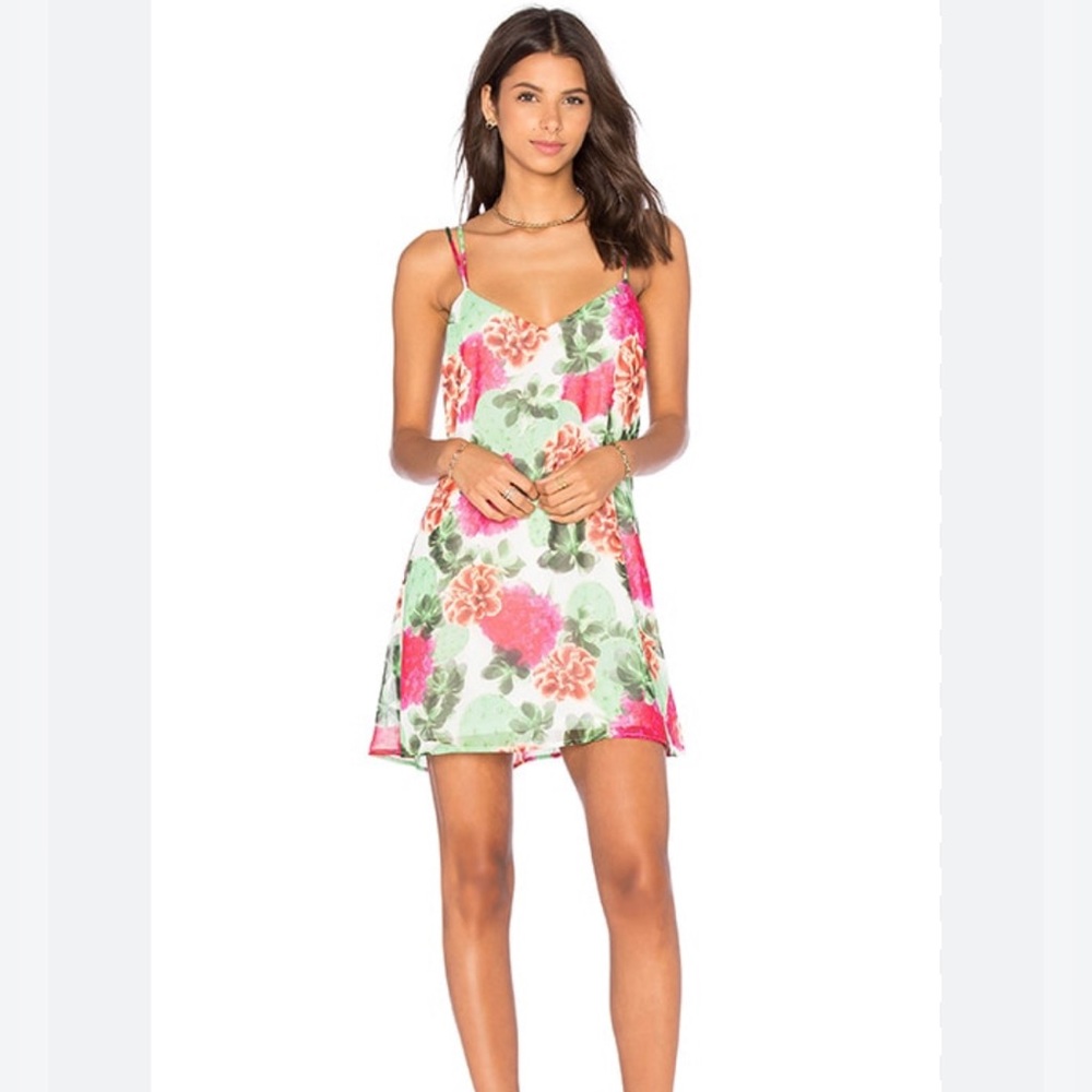 Show Me Your Mumu Criss Cross Applesauce Cactus Bloom dress